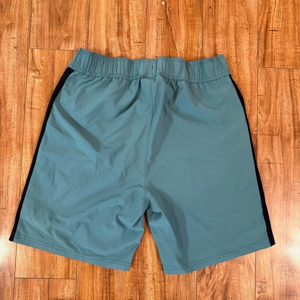 BALANCE COLLECTION Men’s Green Black Athletic Drawstring Shorts Size Medium - Picture 6 of 6